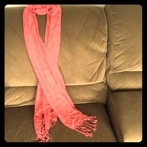 Pink scarf